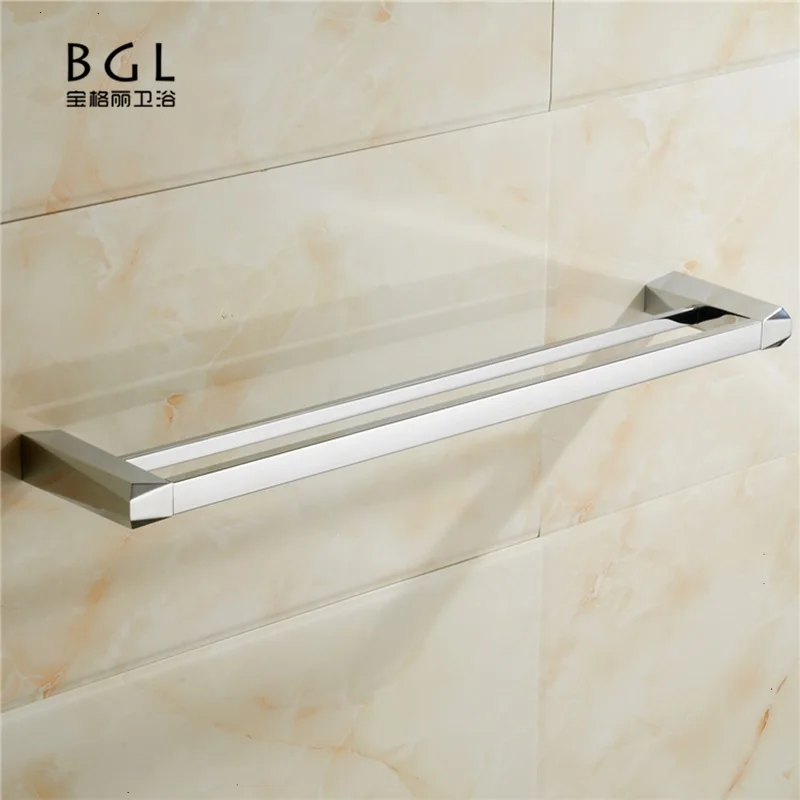 
Hot sale bathroom towel bar zinc alloy double towel bar 
