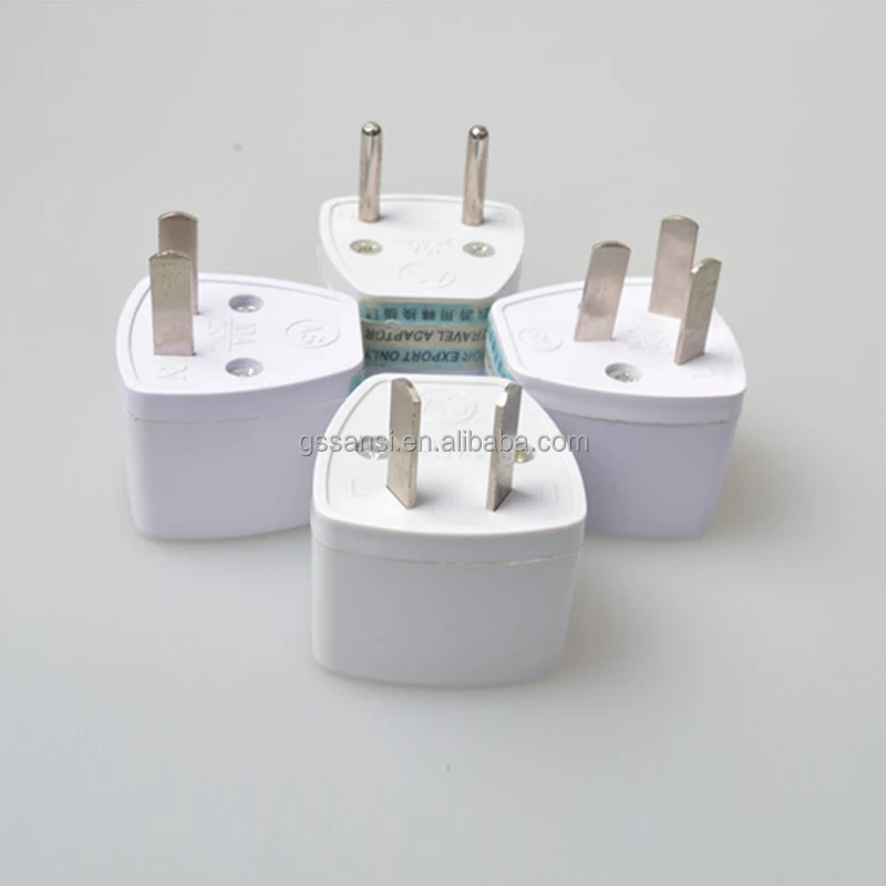 
Travel Charger Electrical Power UK/AU/EU To US Plug Adapter Universal Power Plug Converter White 