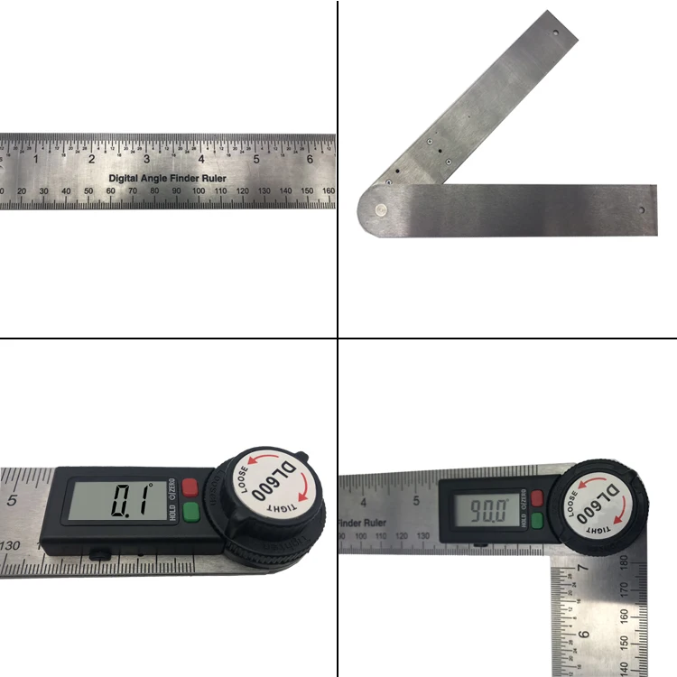Slide Rule Electric Protractor Digital Angle Finder