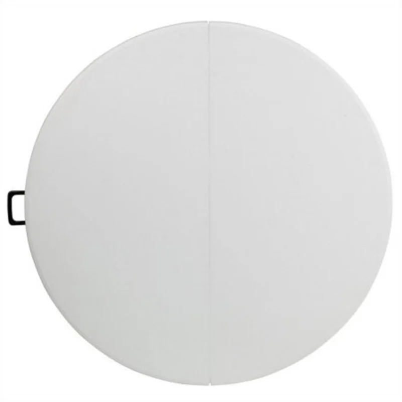 6FT HDPE White Plastic Round Folding Table For Rent