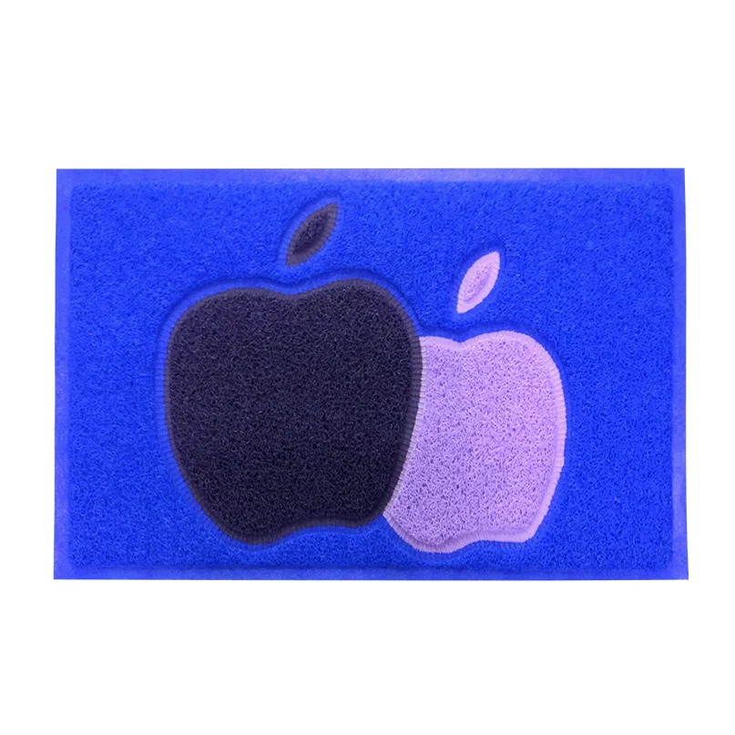 Logo design cheaper pvc coil car custom floor door mat