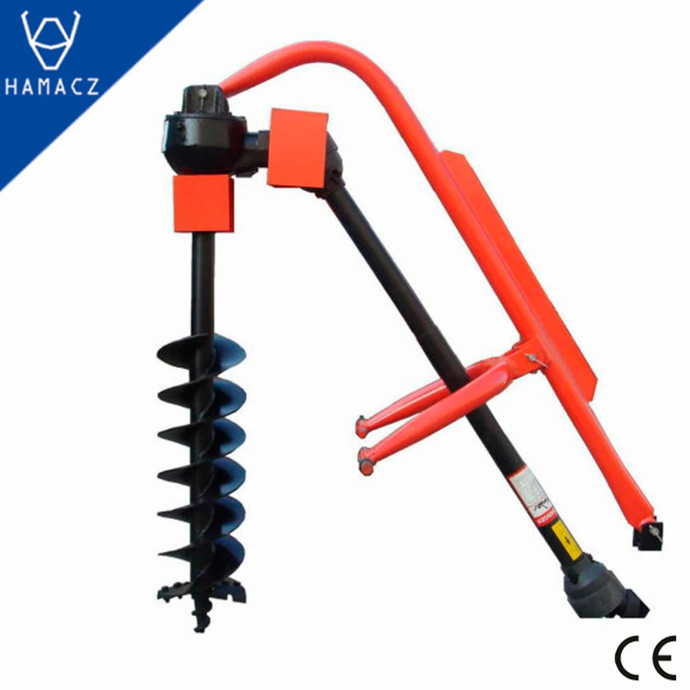 Tractor portable ground hole drill earth auger