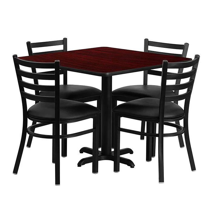 American Restaurant Tables And Chairs Set 4