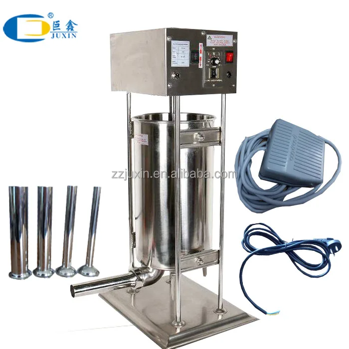 Лидер продаж Электрический Вертикальный колбасный наполнитель 20 л из нержавеющей стали с сертификацией