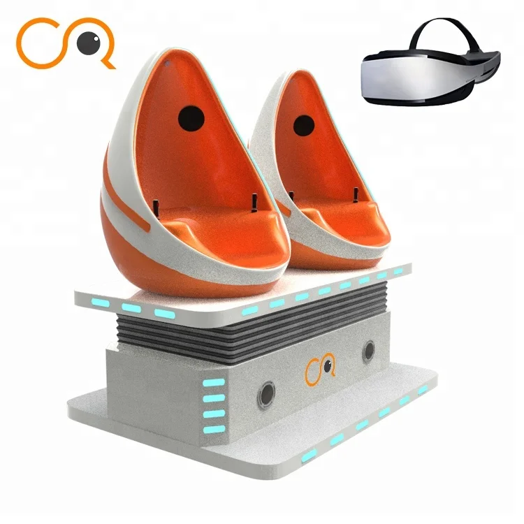 Hot sales 9D VR virtual reality 9d egg chair cinema for amusement park