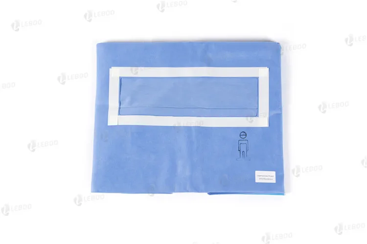 CE ISO Disposable non woven laparotomy drape EO sterile surgical  laparotomy drape