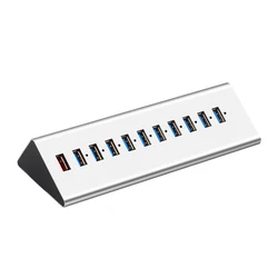 Usb10 port 2.0HUB extension interface usb plug HUB with power supply of 11 HUB splitter.