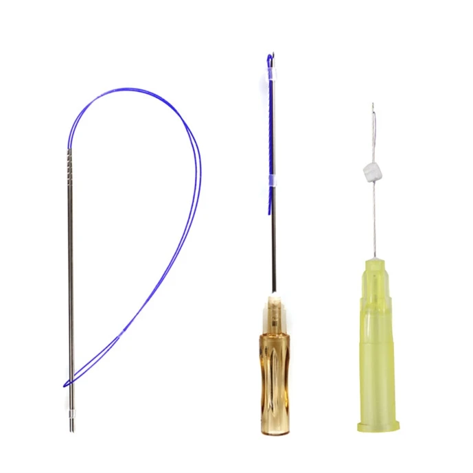 Face Lift Thread Korea PDO COG PCL PCLA Double Screw absorbable thread line