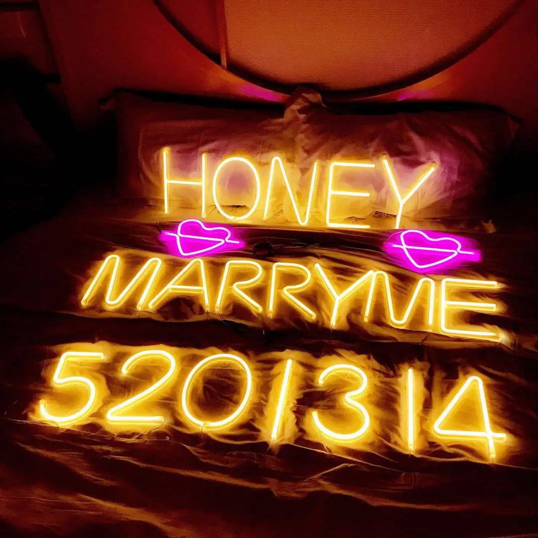 
Customized outdoor waterproof LOGO LED light-emitting sign, customized neon sign production 