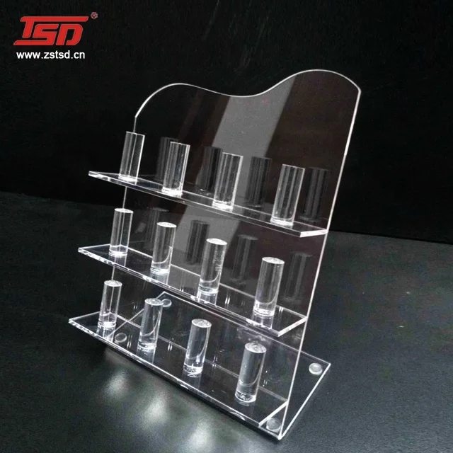 Custom jewelry store counter top acrylic earring ring holder display stand