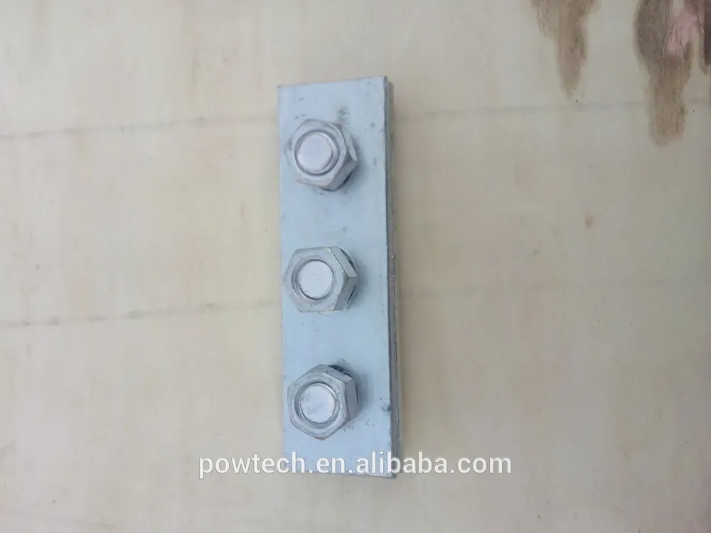 Три болта хомут / полюс линейной арматуры