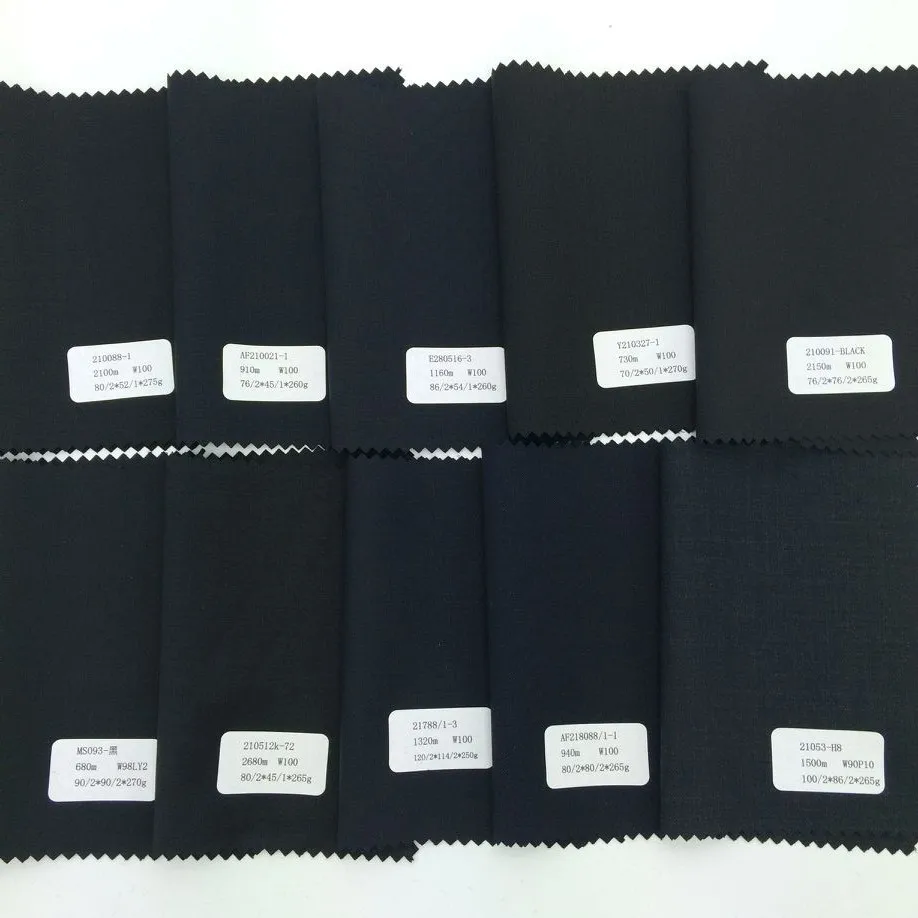 Superfine Merino Wool Fabric All Worsted Wool Fabric