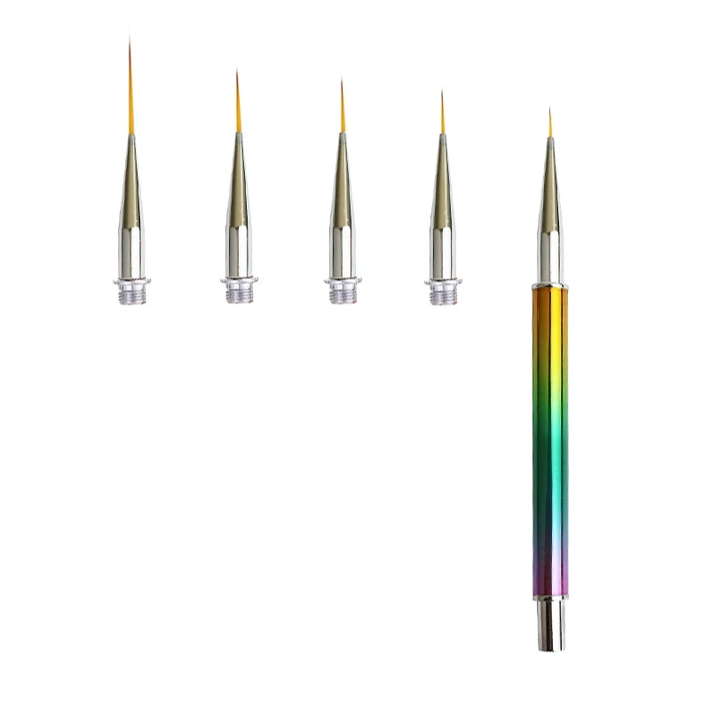 nail art  liner striper brush 5 replacement heads