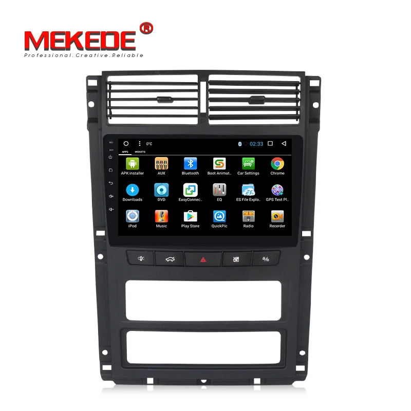 MEKEDE amdroid 7.1 4 Core Topway Allwiner T3 1.6GHz GPS multimedia car dvd  player for Peugeot 405 with 2G+16G wifi car stereo