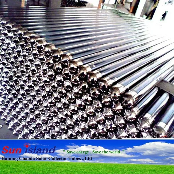 Энергосберегающая трехцелевая солнечная вакуумная трубка из стекла