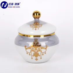 Glassware Wholesalers  of New technology Mouth Blown Arabic Sugar Bowl