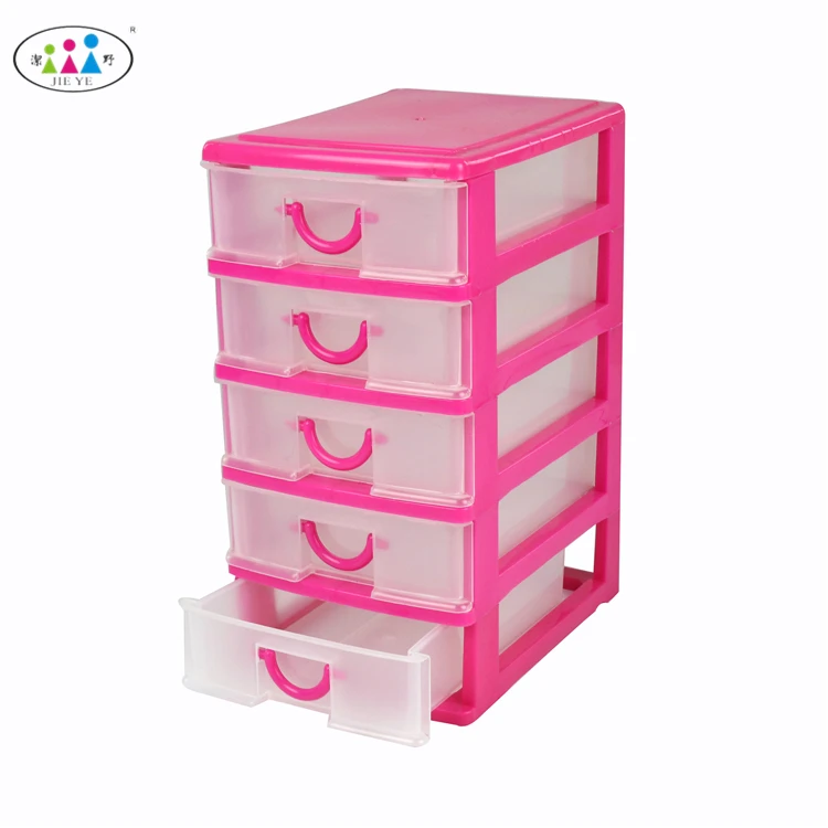Hot sale 5 layers plastic storage drawer/storage box/plastic cabinet