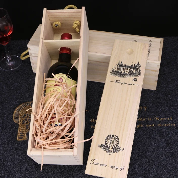 Custom size wood wine box