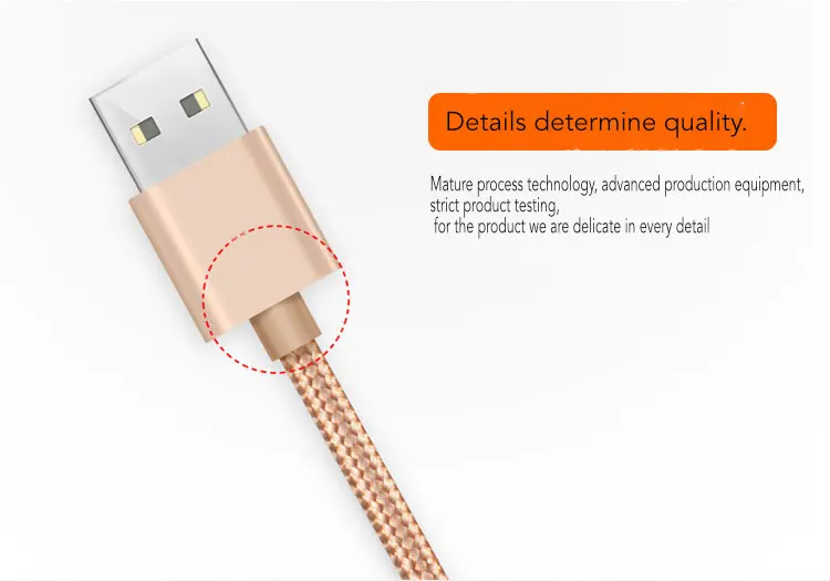 Quality Guarantee China Wholesale 1.5m Cables Micro Usb C Fast Charger Cable
