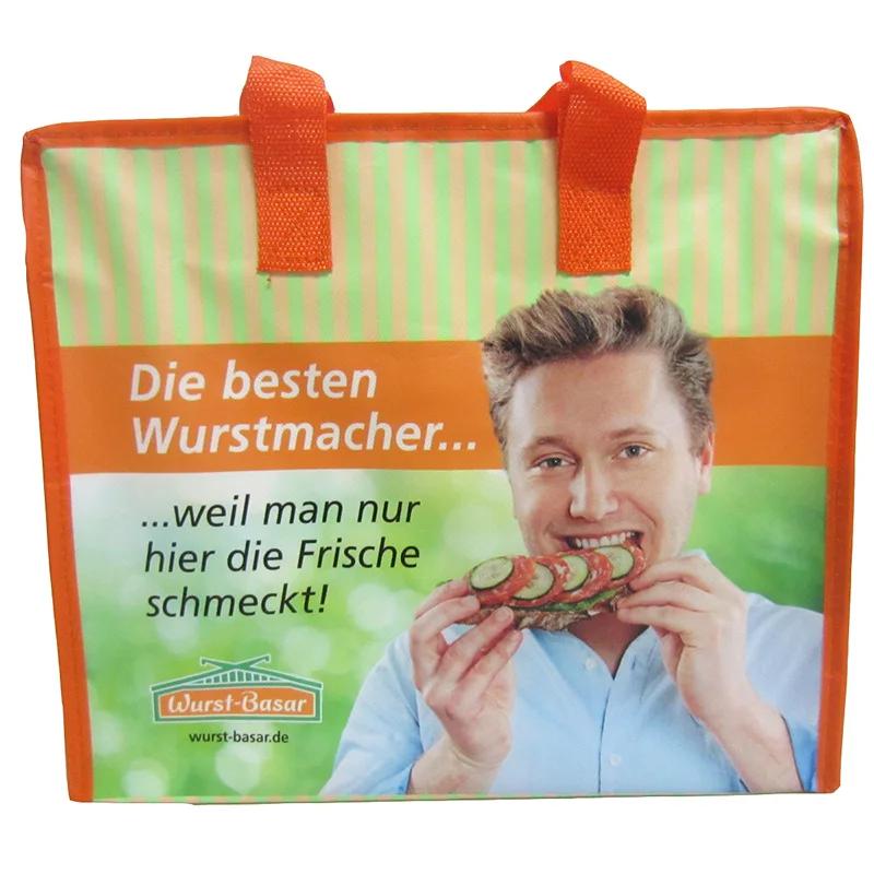 custom insulated thermal cooler bag for frozen food