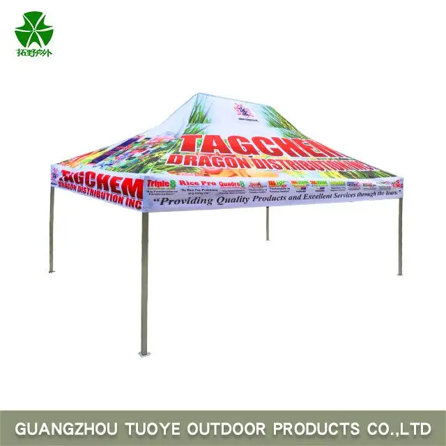 Tuoye Cheap 3x3m Folding Pvc Metal Frame Outdoor Pop Up Advertising Event Canopy Tent Umbrella