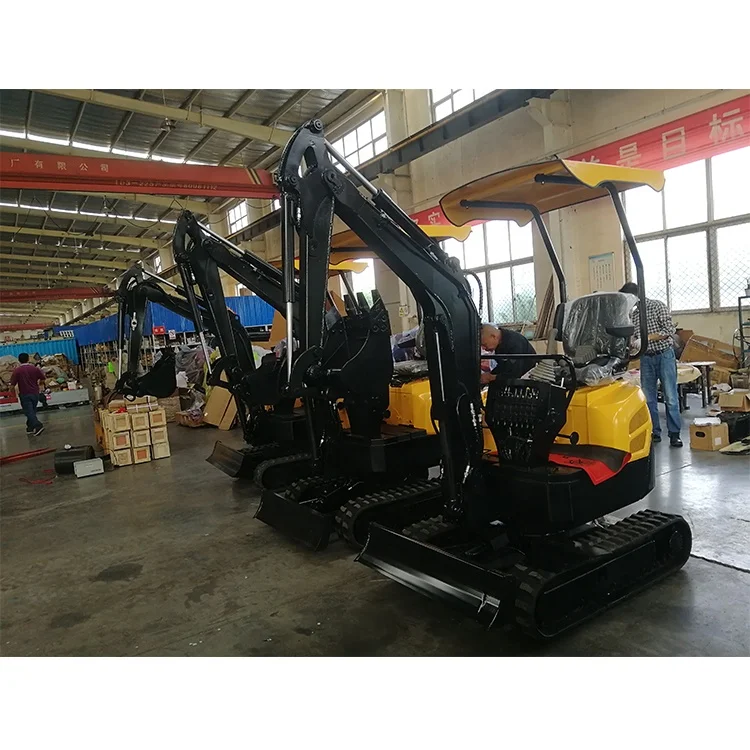 RUBBER CRAWLER FAST SPEED AND FLEXIBLE MINI GARDEN EXCAVATOR WITH USA EPA MOTOR