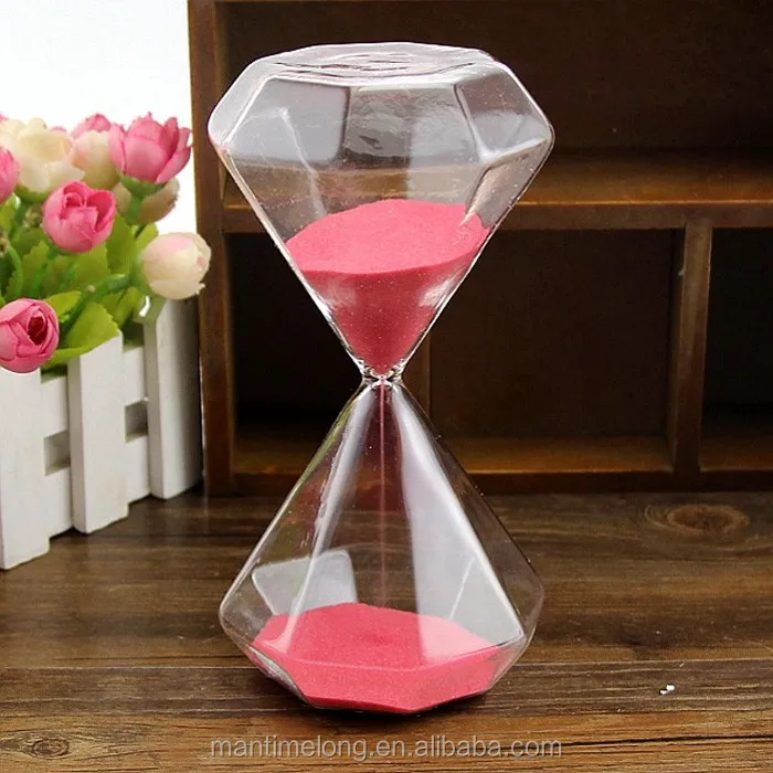 Diamond Hourglass Timer 15 Minutes Hourglass/Creative Hourglass Art clock