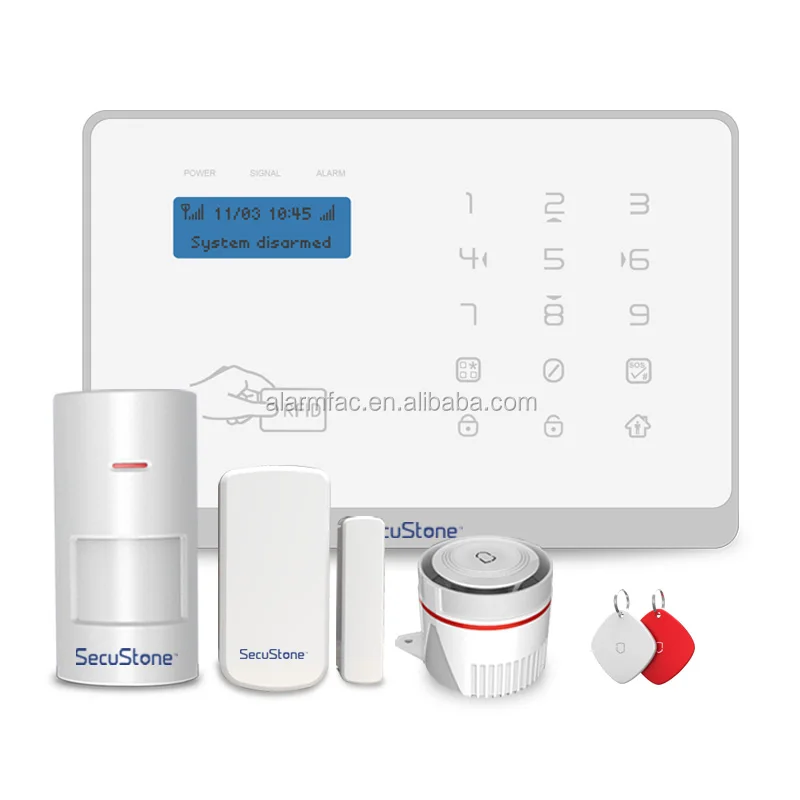 wolf guard gsm alarm wifi rfid alarm