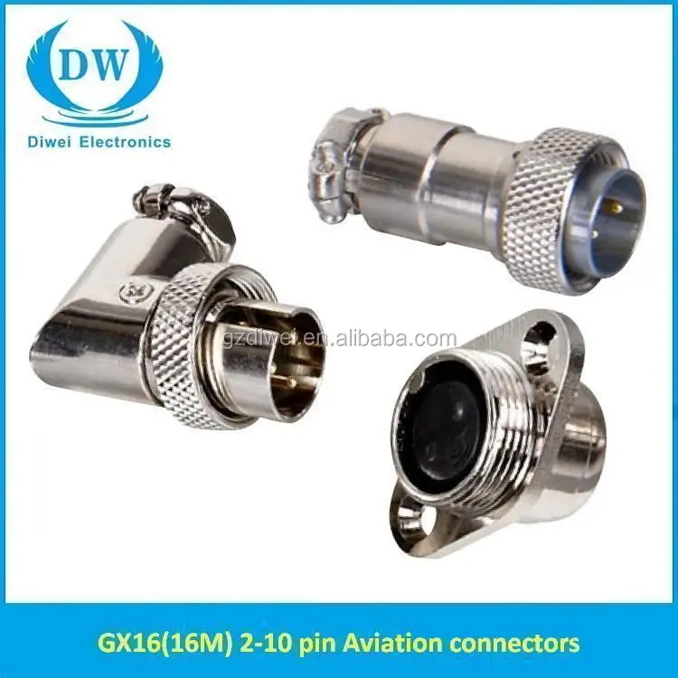 GX16 micro jack 5pin водонепроницаемый разъем кабеля питания с сертификации UL ROHS