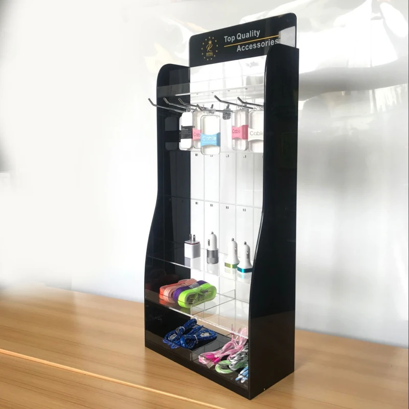 New Mobile Phone Charger Display Stand Phone Accessories Display Stand Top quality Accessories Display Rack