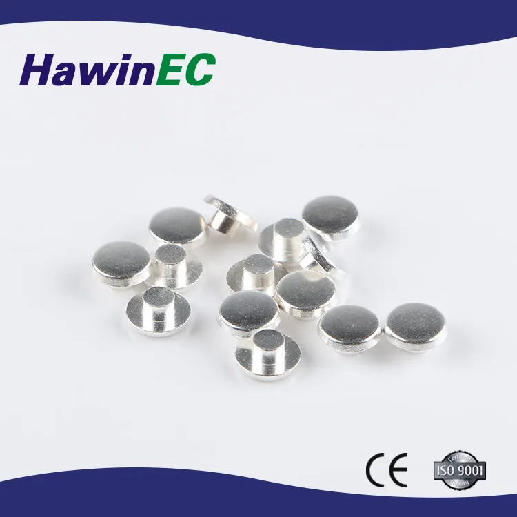 
ISO9001 bimetallic contact,silver contact,contact rivet 
