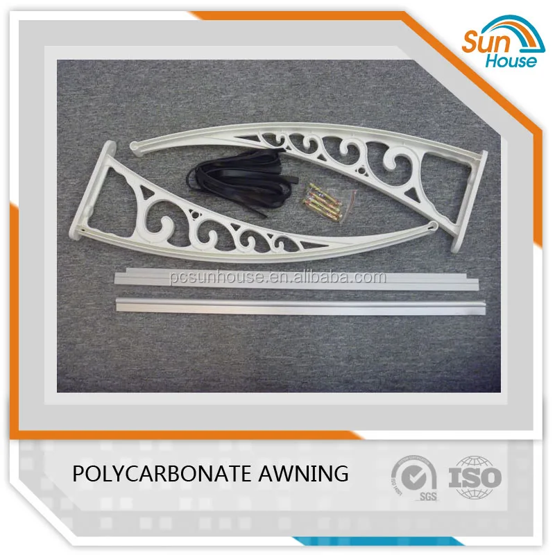 canopy roof Door canopy Polycarbonate awning 100kg support