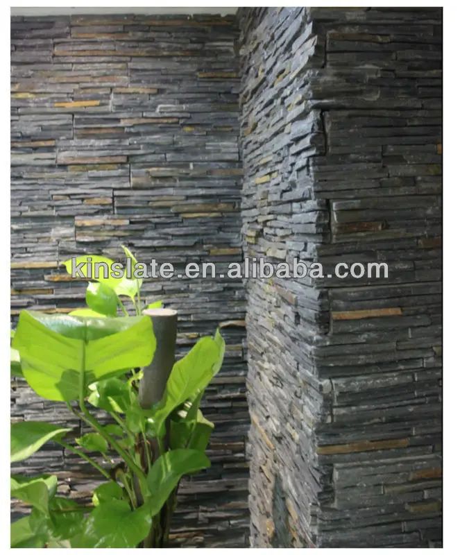 
Natural Slate Wall Tile Outside /Exterior Wall Slate 