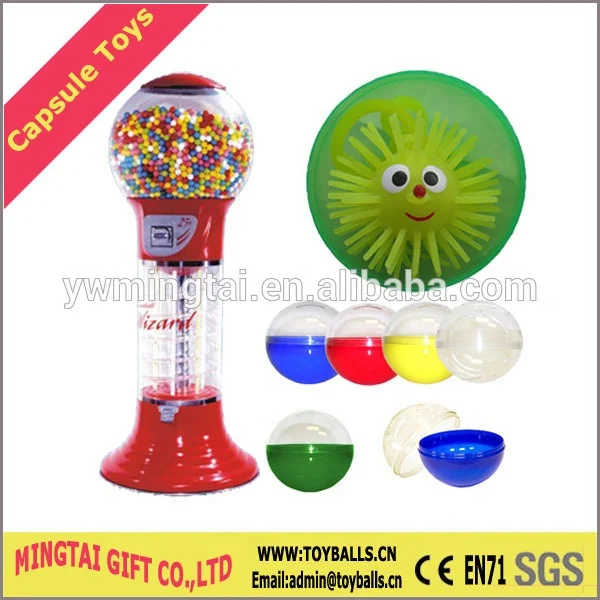 6.5CM Factory Hot Sell MIni Small Plastic Empty Capsules Ball Toys for Vending Machine