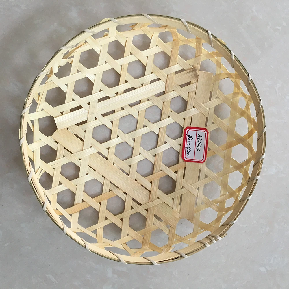 Hot sale bamboo hamper gift basket with handles