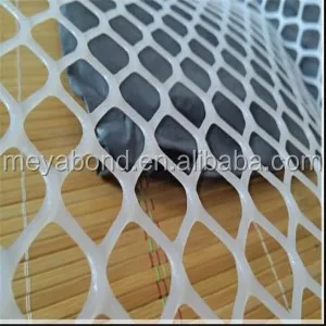 HDPE/ POLY plastic flat wire mesh/plastic plain netting for poultry