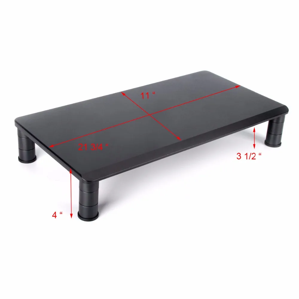 Space Saving Home Furniture desktop MDF TV wood monitor stand