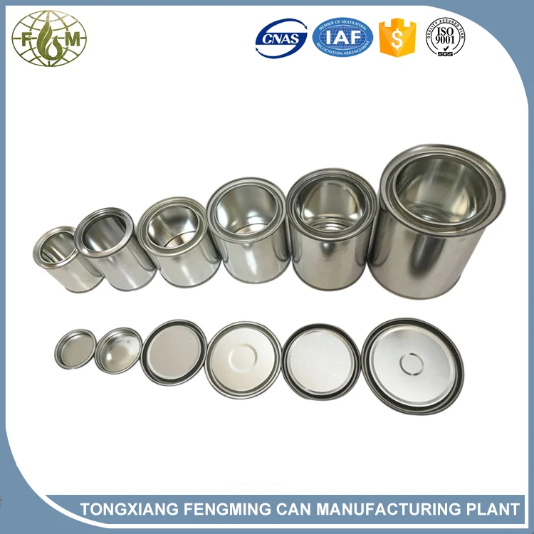 100 мл-5 л, пустая металлическая краска, жестяная банка от производителя