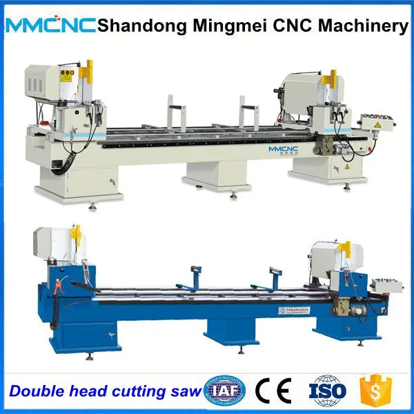 Double Head 45 degree 90 degree aluminum profiles miter saw angle cutting machine