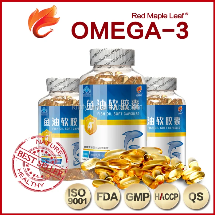 Omega 3 Softgels OEM in Bulk with DHA EPA Fish Oil Softgels