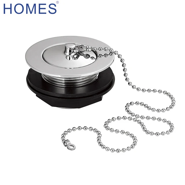 Отходы для ванной, без прорези, cp plug h-50mm, латунный Слив для ванны