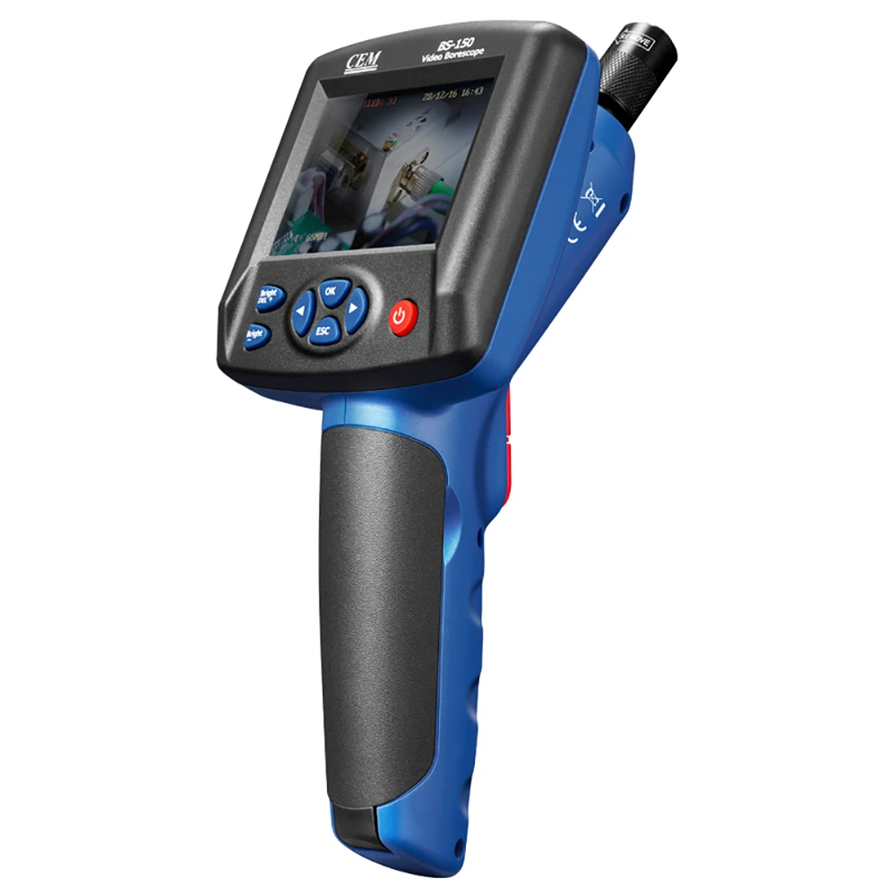 
CEM BS-150 3.2 Inch Industrial Video Borescope Endoscope Borescope Inspection Camera With Camera Probe Cable 