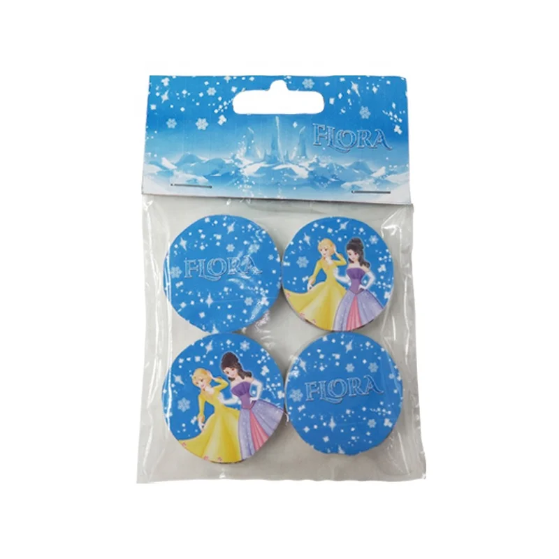 
China boys girls school stationery cartoon 4 erasers 