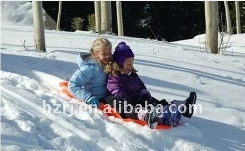 
Plastic snow sledge for two kids 