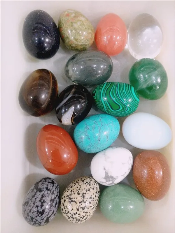 natural kinds of crystal yoni eggs,kegel vaginal gemstone eggs