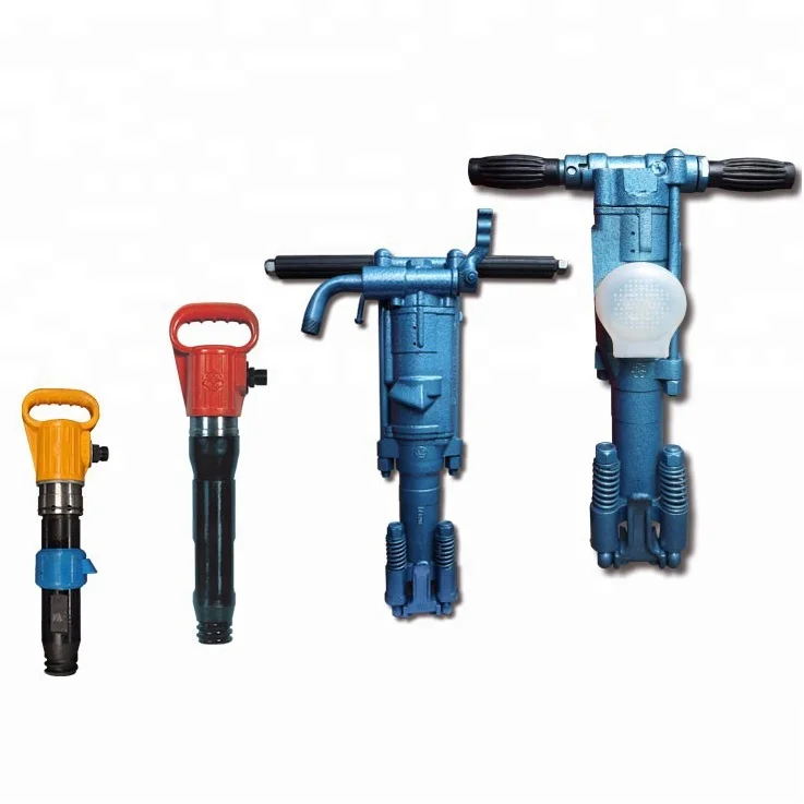 Pneumatic Hydraulic Jack Hammer Rock Drills for hole blasting 6m depth