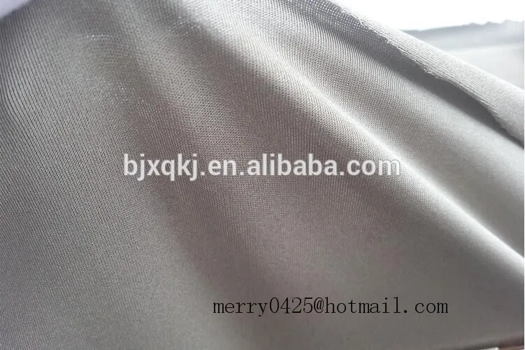 
Real silver fiber reflective /nano silver underwear fabric / anti radiation fabric 