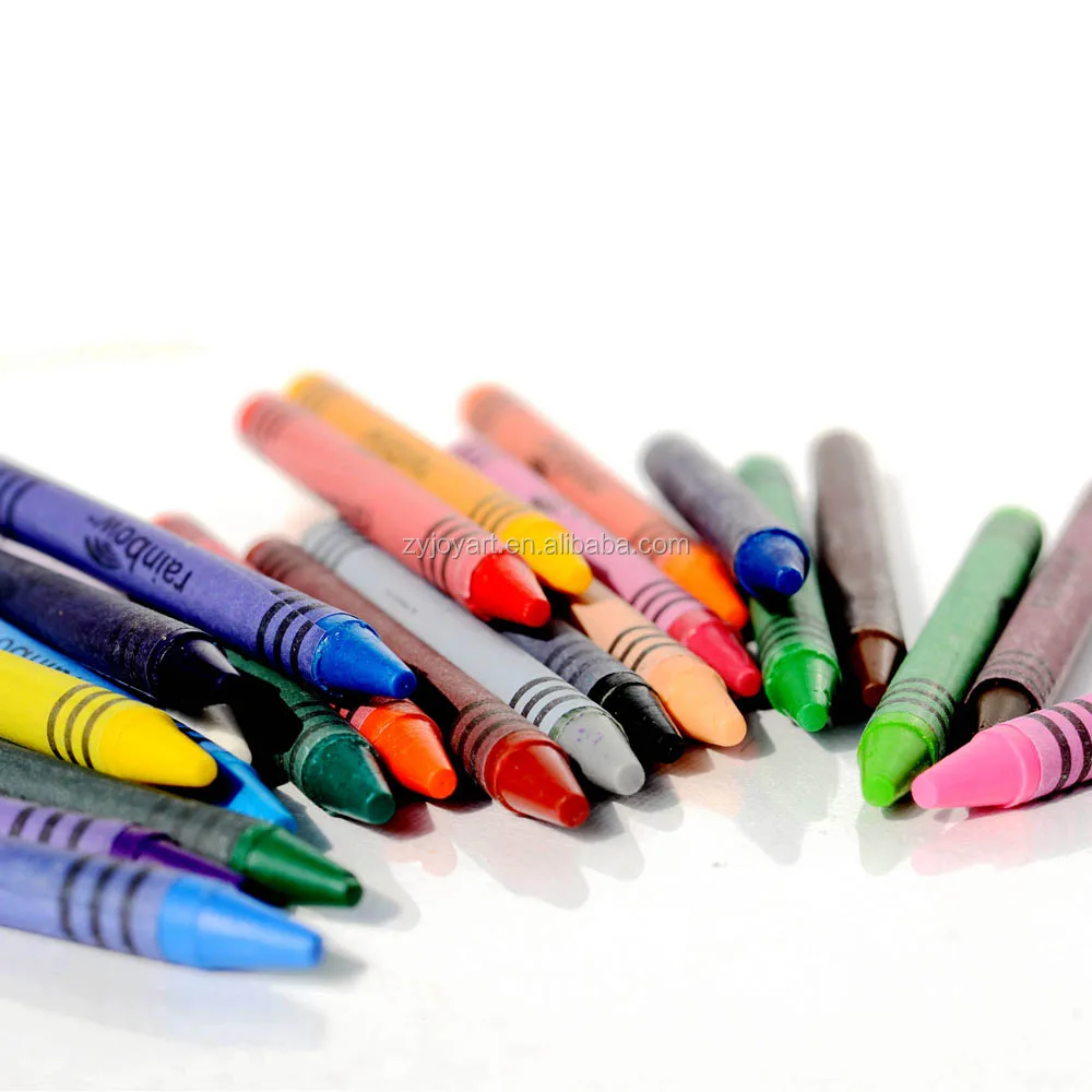 24 ct bright colors water soluble wax crayons