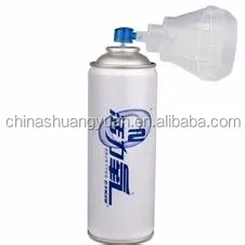 
china bottled air , fresh air bottle , aerosol can with mask 