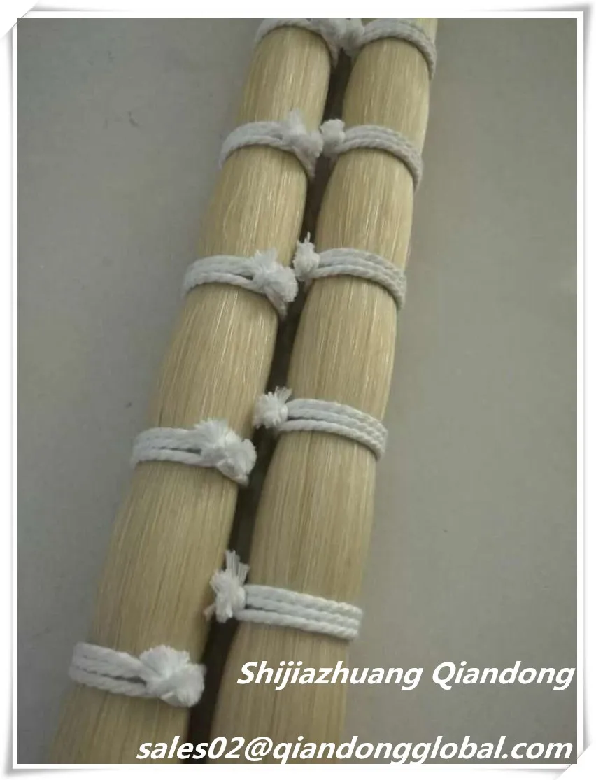 
Unbleached Mongolia 29inch 100% Natural Horse Hairs For Violin Bowhairs 